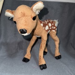 Stranger In The Woods Fawn Deer Brown White Spotted Plush 11” Wired Legs Posable