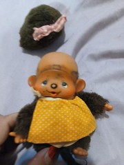 Monchichi Monchhichi With Pacifier 7” Monkey Freckles Plush Toy Sekiguchi