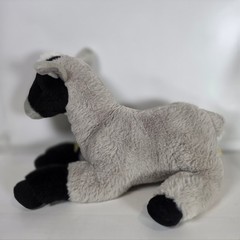 Aurora Miyoni Pygmy Goat Kid Plush 13″ Realistic Black Grey Stuffed Animal