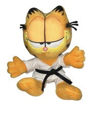 Garfield Karate Plush Toy Stuffed Animal Doll 9″ Orange White Outfit Plush
