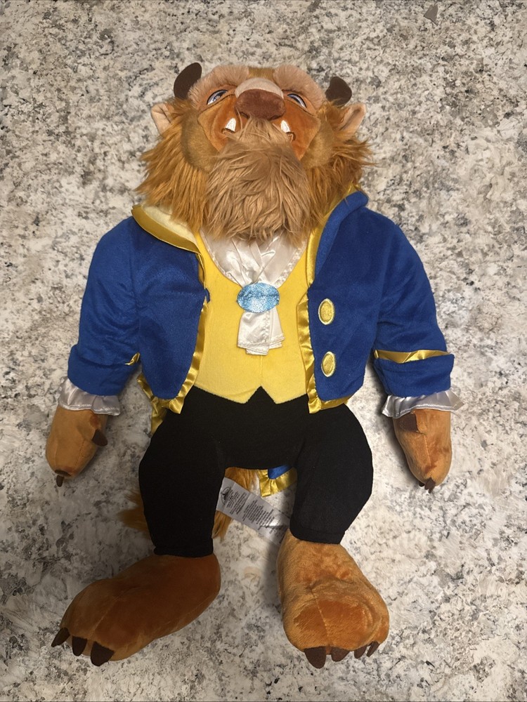 Vintage Beauty and the Beast Plush Ballroom Beast Walt Disney Company