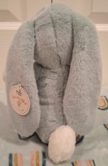 Floppy Nibble Bunny – Pink, Blue, and White