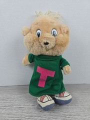 Vintage 80s 1983 Alvin & The Chipmunks 12″ Plush Green Theodore Stuffed Toy Doll