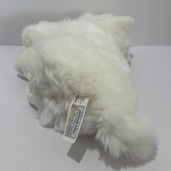 Vintage Toys R Us Animal Alley White Persian Cat Plush Blue Eyes Fluffy 10”