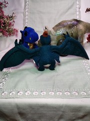 3 Dino Plush Combo (Well 2 Dinos and a Dragon)