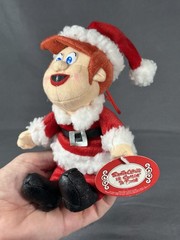Vintage Kris Kringle Santa Claus Is Coming To Town 6” Plush Ornament With Tag