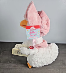 Cuddle Barn Talking Mother Goose Pink Hat Recites Nursery Rhymes works