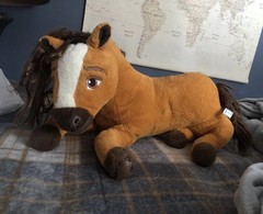 Spirit Large Lying Down Plush Horse Kids 22″ Stuffed Animal Spirit Riding Free