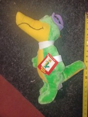 Vintage 1990 Wally Gator Plush Toy Stuffed Animal NWT 14″ Hanna-Barbera Nanco