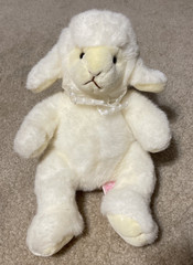 Russ Fluffles White Lamb Sheep Plush 13 Inch Stuffed Animal Toy