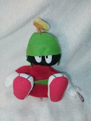 Looney Tunes Marvin The Martian Plush With Tags 7″ Play by Play BATTERY IS DEAD