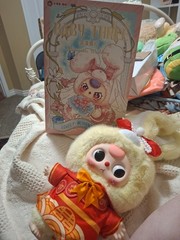 Baby Three 400% Romantic Wedding Plush Doll-Open but not used and no card