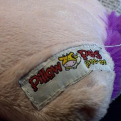 Pillow Pets “Fluttery Butterfly” Purple Pink Plush 2011 Pee Wees 18″NWT