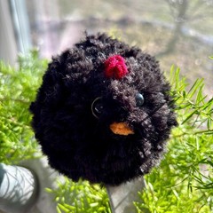 Fluffy Silkie Crochet Chicken Plush