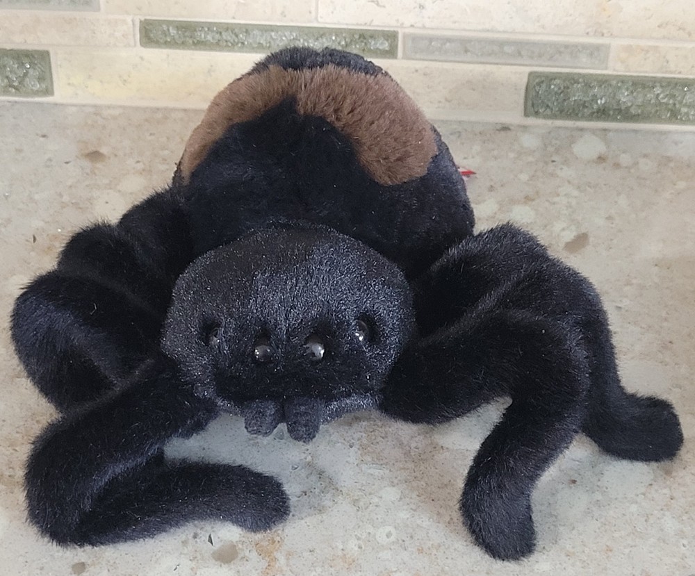 Sneakie 7″ Spider Soft Douglas Plush Stuffed Animal Tarantula Black Widow