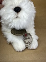 Yomiko Classics Russ Berrie West Highlander Terrier White Dog Stuffed Animal