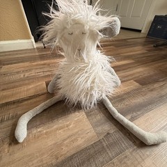 Restoration Hardware Baby & Child Wooly Plush Lamb Nursery Decor 22″ Sheep Toy