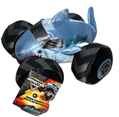 NEW Monster Jam Megalodon Plush Shark Monster Truck w Engine Sounds 2025 NWT