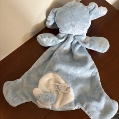 Blue Huggybuddy Plush Satin Spunky 16 Inch Baby Safe GUND Toy 6047442 CLEAN X