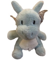 Fao Schwarz Glow Brights Blue Green Dragon 13” Plush Toy Box Lights Sounds 2022