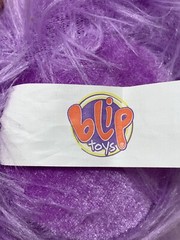 Blip Toys Round Bunny Rabbit Plush Stuffed Animal Soft Toy Purple 2013 Easter