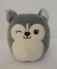 Kellytoy * Squishmallow ~ ‘Heidi’ The Winking Husky Dog Plush