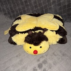 RARE Pillow Pets Bumble Bee Bug Flying Wasp Plush 12” Stuffed Animal 2010 Peewee