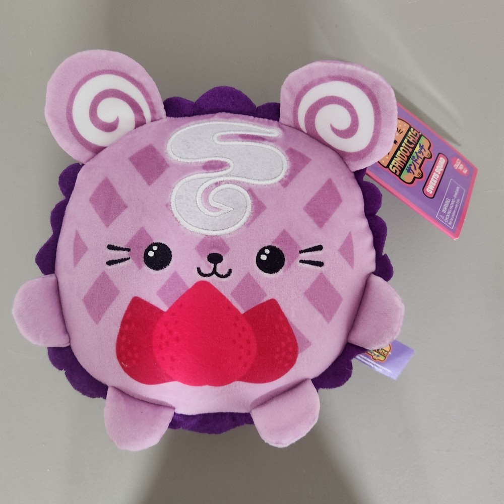 Sandoichis Sweets Squad #4 Wesley the Waffle & Jam Plush Sandwich