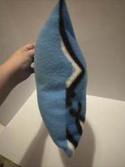 Jim Benton It’s Happy Bunny Pillow Plush Fleece Blue Rare Vintage Nostalgia Y2K