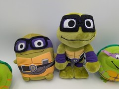 Ty Mattel Teenage Mutant Ninja Turtles Lot Plush Donatello Michaelangelo Stuffed