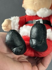 Vintage Kris Kringle Santa Claus Is Coming To Town 6” Plush Ornament With Tag