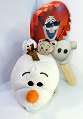 Disney Olaf Large & Small Tsum Tsum Plush Lot