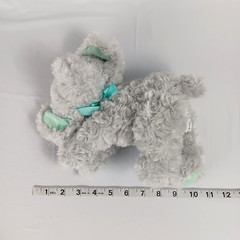 Garanimals Elephant Plush Grey Aqua Stuffed Animal Embroidered Eyes 11 inch