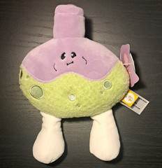 GiggleScape Mushroom Plush Small Purple Green White Spot Clean Only 2025