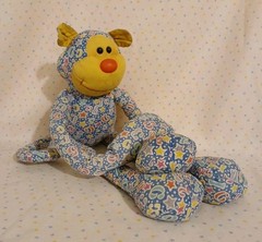 Vintage 1988 Avon Count On Andy Monkey Number Stuffed Animal Beanbag Plush #3