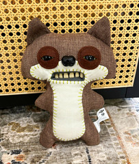 Fuggler Brown & White Plush Doll Stuffed Animal, 2024
