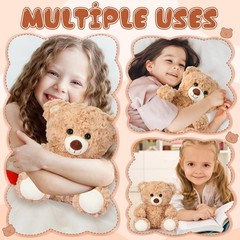 Silipull 12 Pieces 8 Inch Bear Stuffed Animal Soft Stuffed Bear Plush Toys Bu…