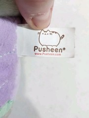Gund Pusheen Mermaid Spiral Shell Cat Plush Set Of 2 Large & Small Plushie Toys