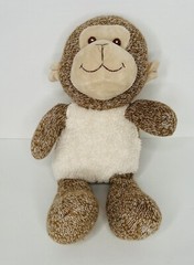 Spark Create Imagine Brown Cream Sweater Knit Monkey Plush Animal Rattle Walmart
