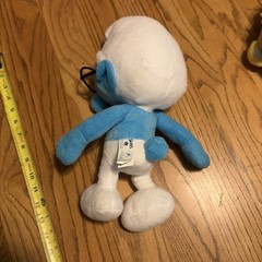 14″ Brainy Smurf By Kellytoy (Peyo 2013), w/Plastic Glasses