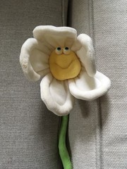 Funny Friends Soft Plush Sculpture 8 Flowers Sunflower Jennifer Mazur