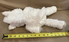 Unicorn Plush White Gold Rattle Crinkle 17″ Spark Create Imagine Safe Baby Toy