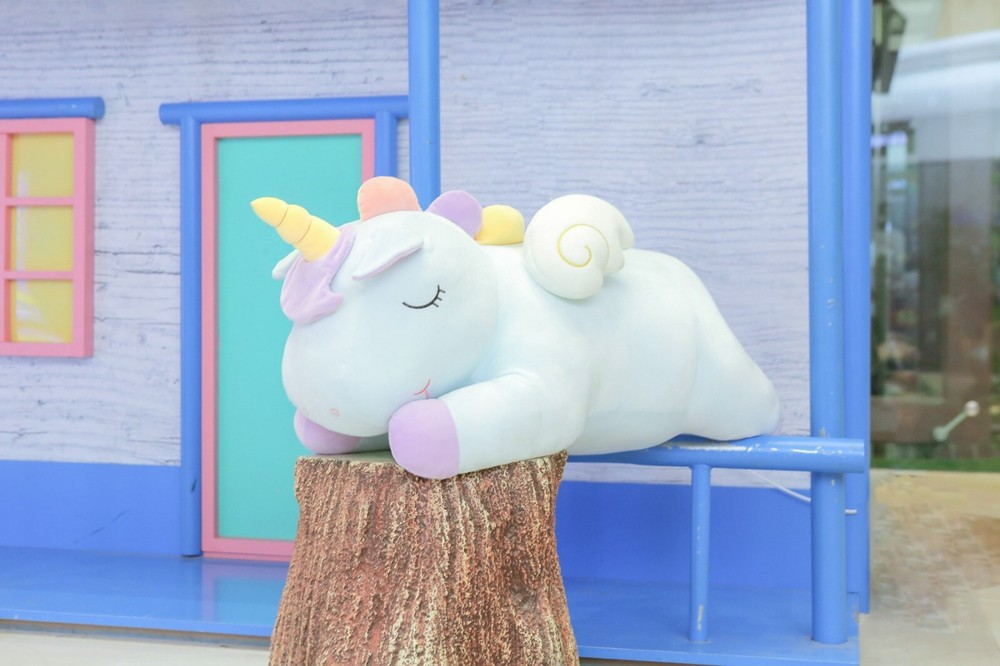 16 inch Colorful Unicorn Plush Toy,Stuffed Cotton Plush Animal Toy Gift for Kids