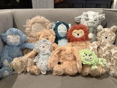 Lot 10 Slumberkins Plush Lot Camp Bigfoot Yeti Bunny HoneyLion Slumber Kins