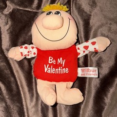 Russ Berrie Wilbur and Friends Love Me Beanbag Doll 8″ Plush Stuffed Animal Toy