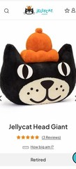 Jellycat Giant Head Fluffy Cushion Soft Plush Doll Gift 15in 25th Anniversary