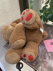 Anico International Inc. Plush Tan W Red ❤️Foot Pads Puppy Plush 2015 Ultra Soft