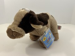 Webkinz Ganz Plush Brown Cow HM197 Stuffed Animal Toy With Unused/Sealed Code