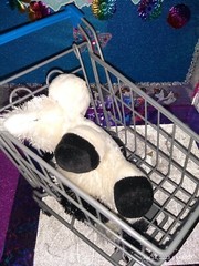 🦄Ganz / Webkinz Stringy “Lil Kinz Cow” Black & White Color HS003 7″ Plush!
