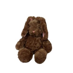 DanDee Brown Plush Bunny Rabbit Easter Pink Floppy Ears 14″ Stuffed Animal Toy